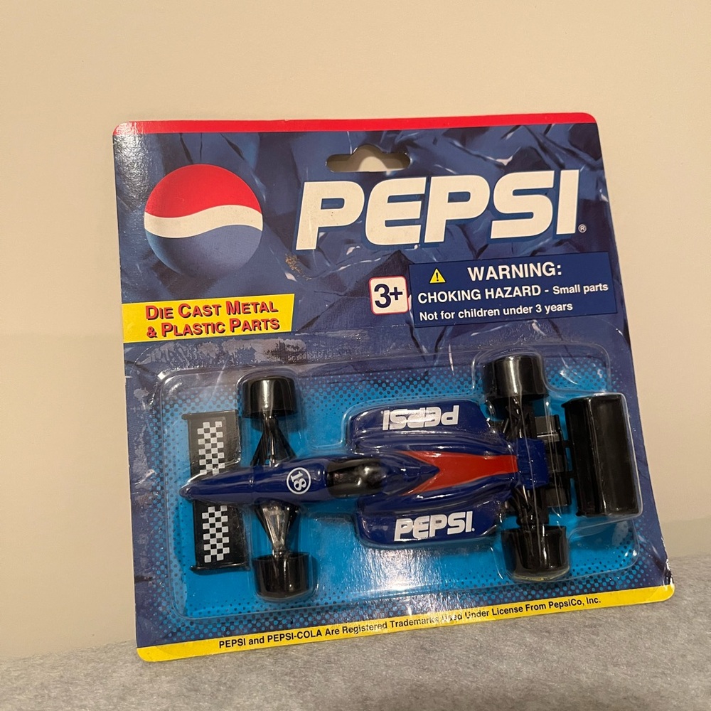 Pepsi Racing Blue Toy Car